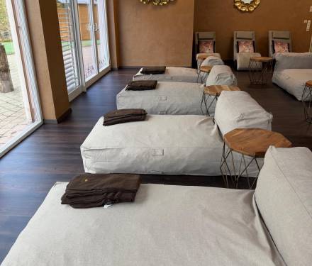 Raum der Stille mit Panoramafenster