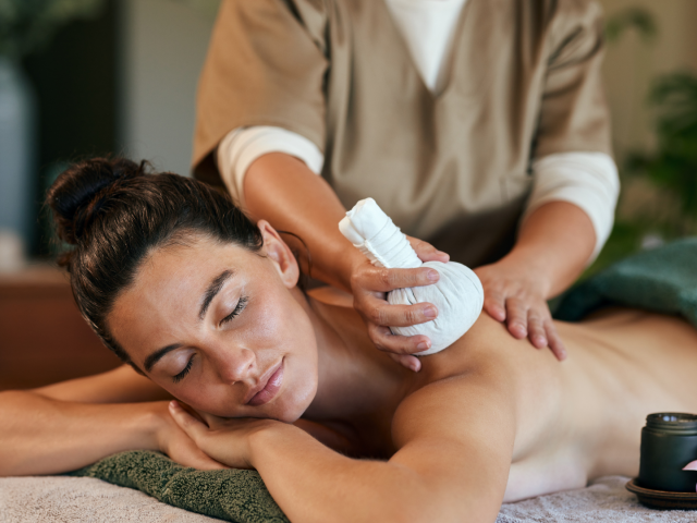 Alpenkräuter Stempelmassage